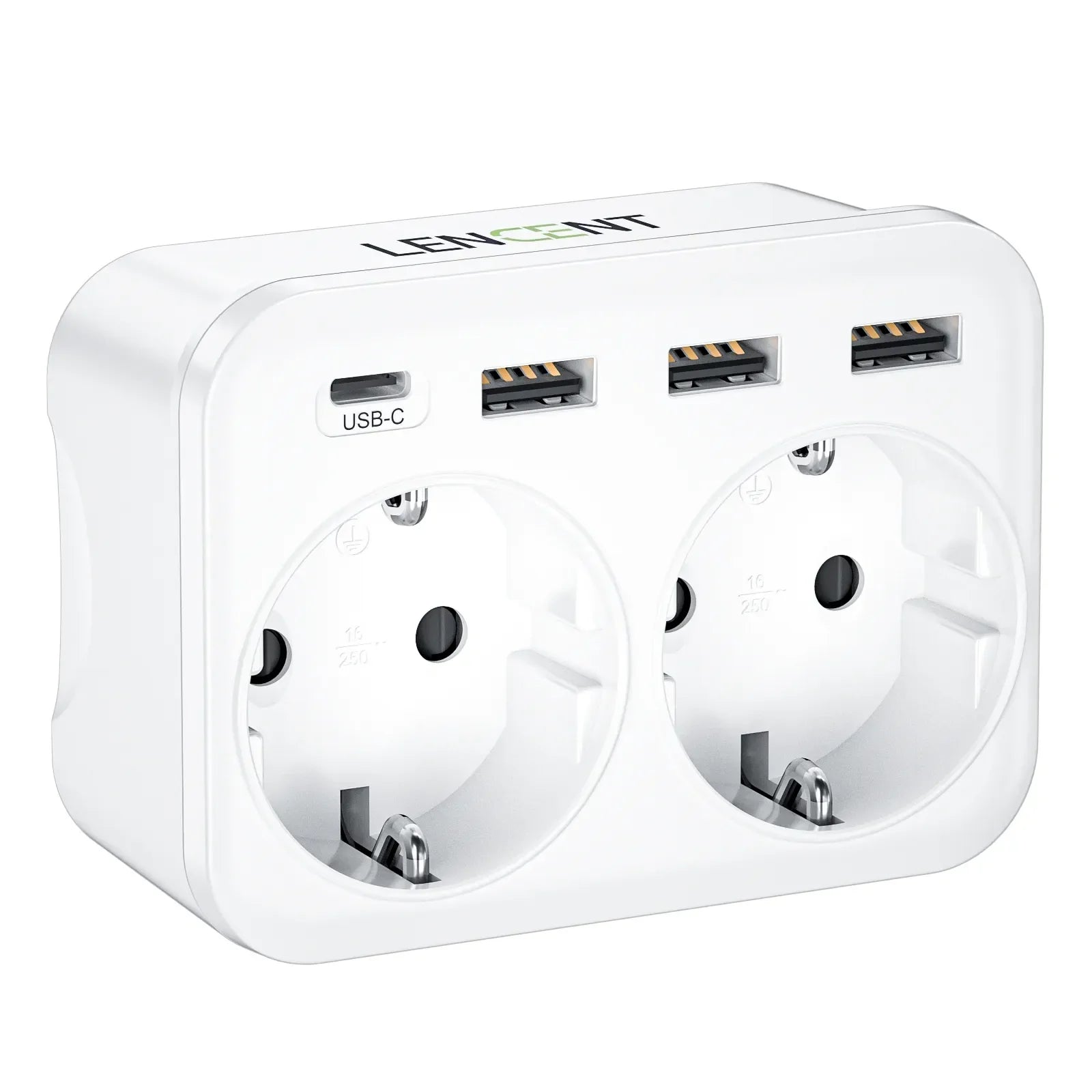 JSVER Cube Multiprise USB Murale,6 en 1 Prise USB Secteur Multiple Bloc