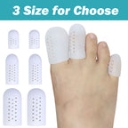 5 Paires de Protège-orteils anti-friction et silicone