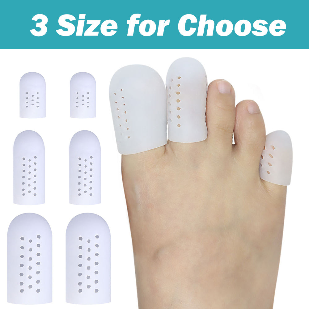 5 Paires de Protège-orteils anti-friction et silicone