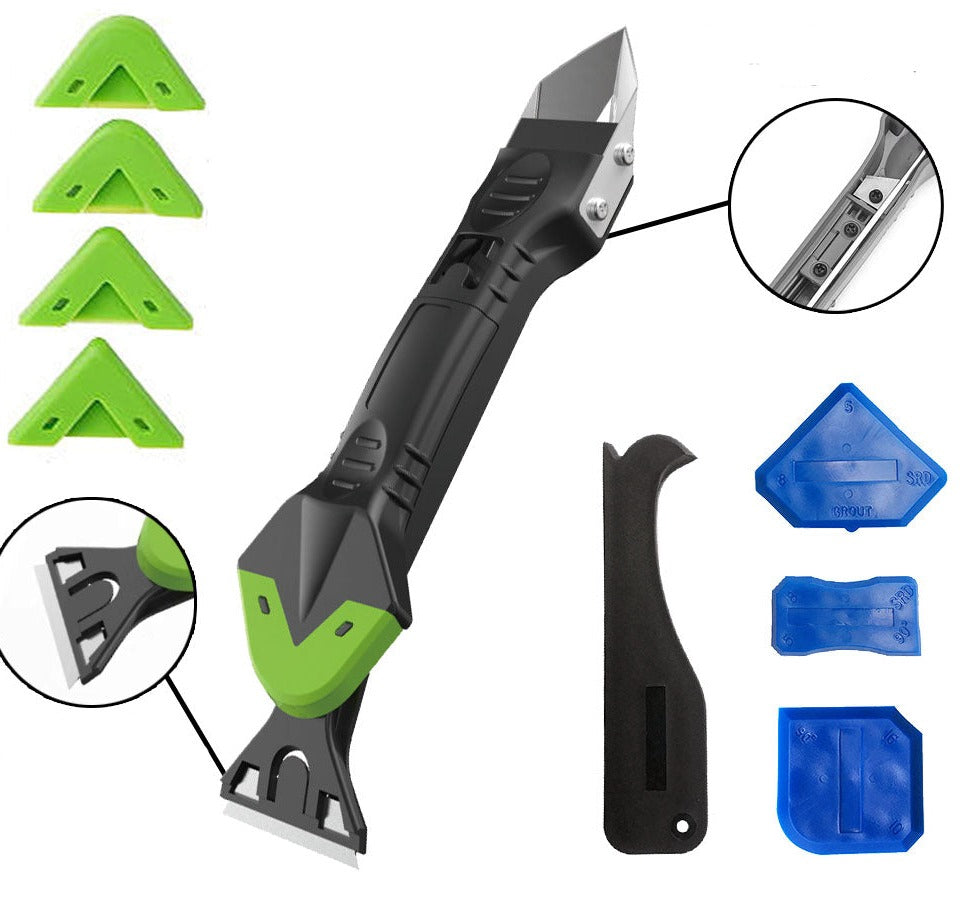 Outils 5 en 1 de calfeutrage en silicone