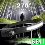 Lampe frontale induction PUISSANCE MAX - 6 en 1