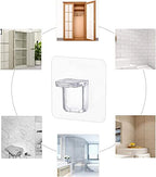 50x Supports d'étagère autoadhésifs