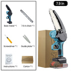 Rechargeable electric mini chainsaw - Free delivery