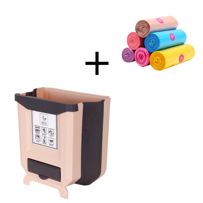 Cubo de basura de cocina retráctil