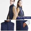Gilet Chauffant Electrique - 8 Zones chauffantes