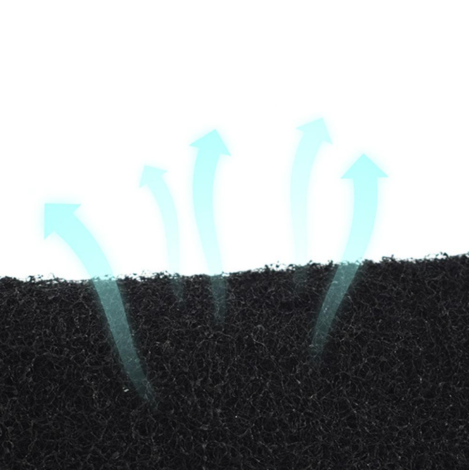 Lot de 3 Filtres à Charbon Anti Odeurs Litière