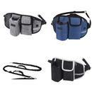 Laisse tour de taille avec sacoche