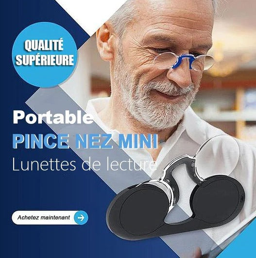 Lunettes de lecture pince nez sans branche