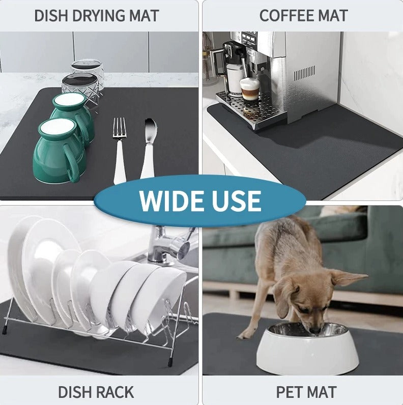 Tapis absorbant antidérapant séchage rapide