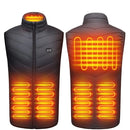 Gilet Chauffant Electrique - 8 Zones chauffantes