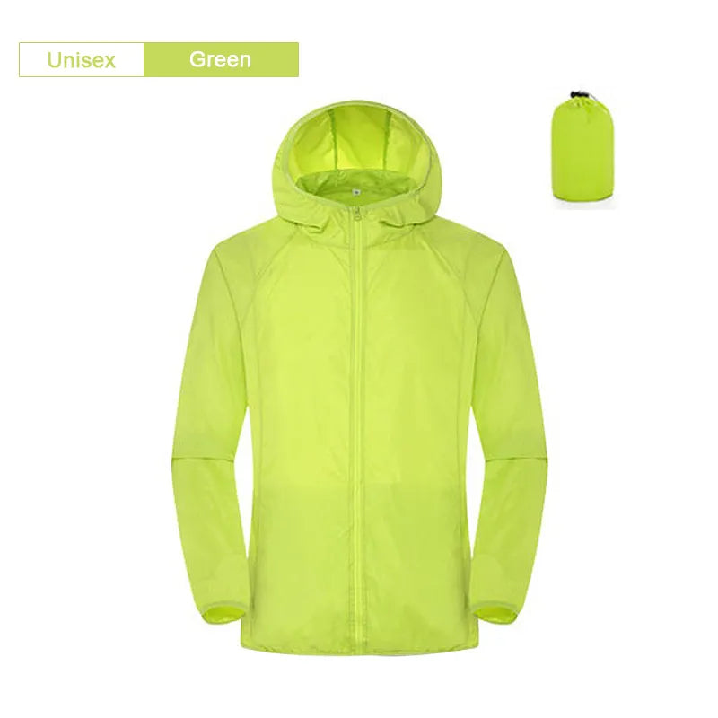 Chaqueta impermeable unisex Ligera y ultratranspirable