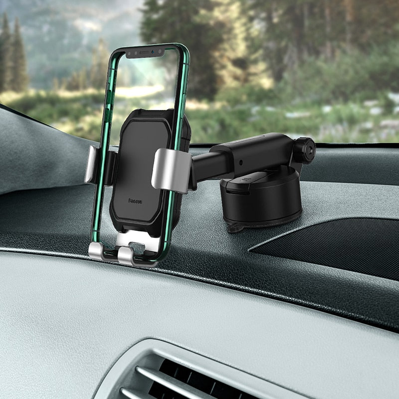 Rotating Phone Holder with Automatic Closure