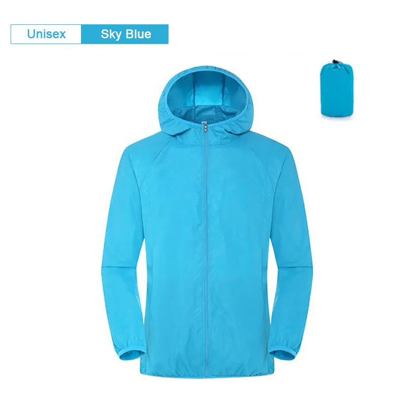 Chaqueta impermeable unisex Ligera y ultratranspirable