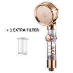 Pommeau de douche Filtrant Turbocompressé 3 Modes