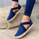 Espadrille en toile et à élastique