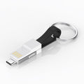2x Porte-clés USB magnétique 3 en 1
