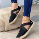 Espadrille en toile et à élastique
