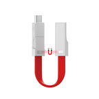 2x Porte-clés USB magnétique 3 en 1