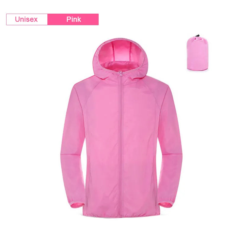 Chaqueta impermeable unisex Ligera y ultratranspirable