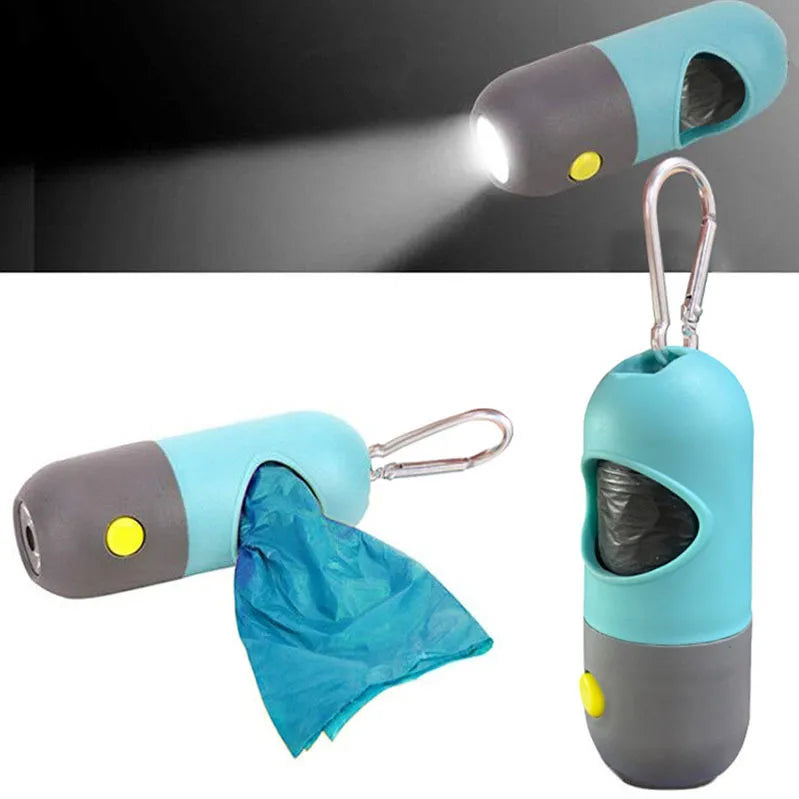 Distributeur de Sac à Crottes avec Lampe Torche