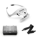 Lunettes loupe de précision avec lampe