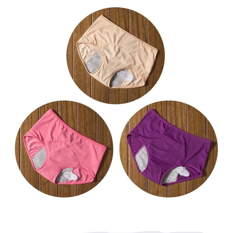 Braguitas Menstruales Antifugas (Pack de 3)