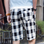 Short en Coton & Lin à motif Homme - Collection été 2023