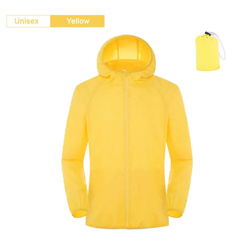 Chaqueta impermeable unisex Ligera y ultratranspirable