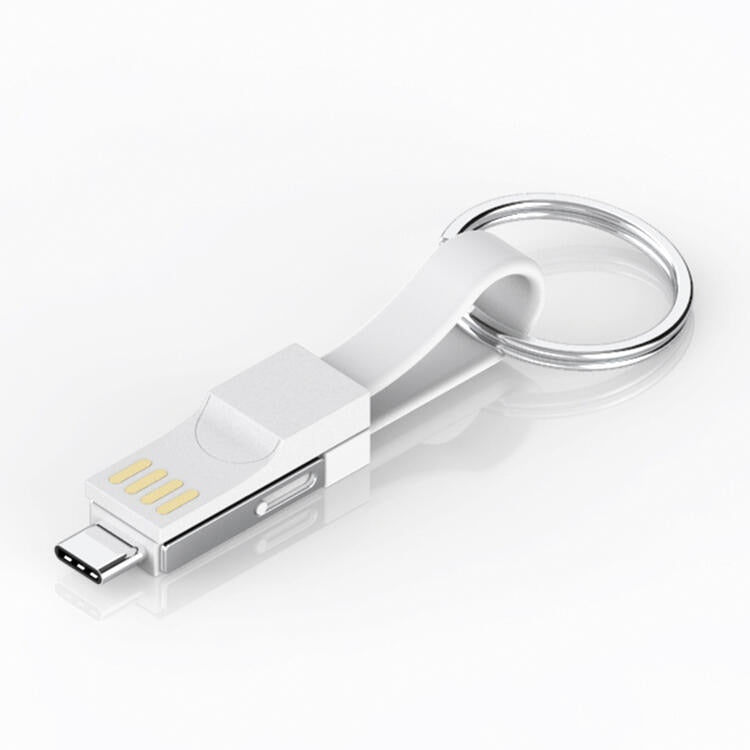 2x Porte-clés USB magnétique 3 en 1