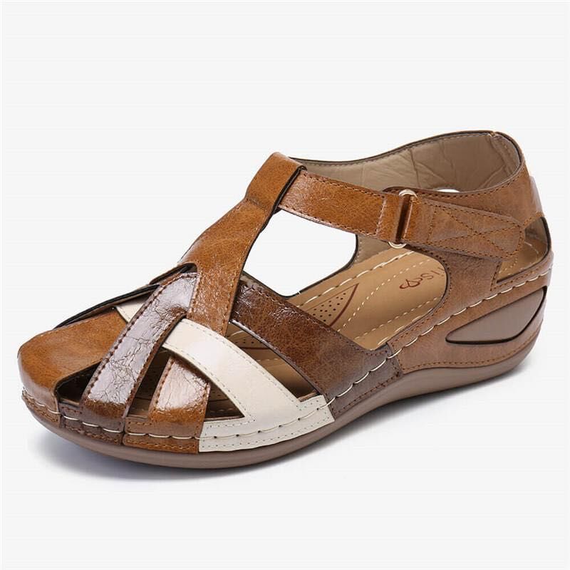 Sandales vintage d'été à plateforme
