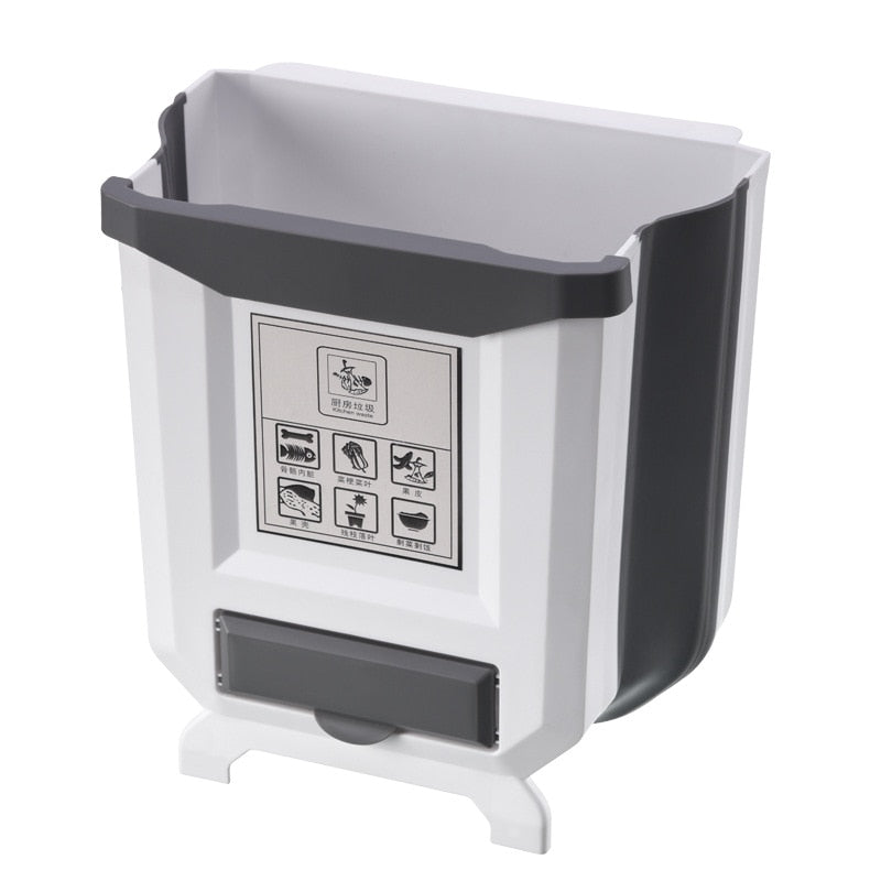 Cubo de basura de cocina retráctil