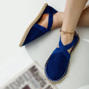 Espadrille en toile et à élastique