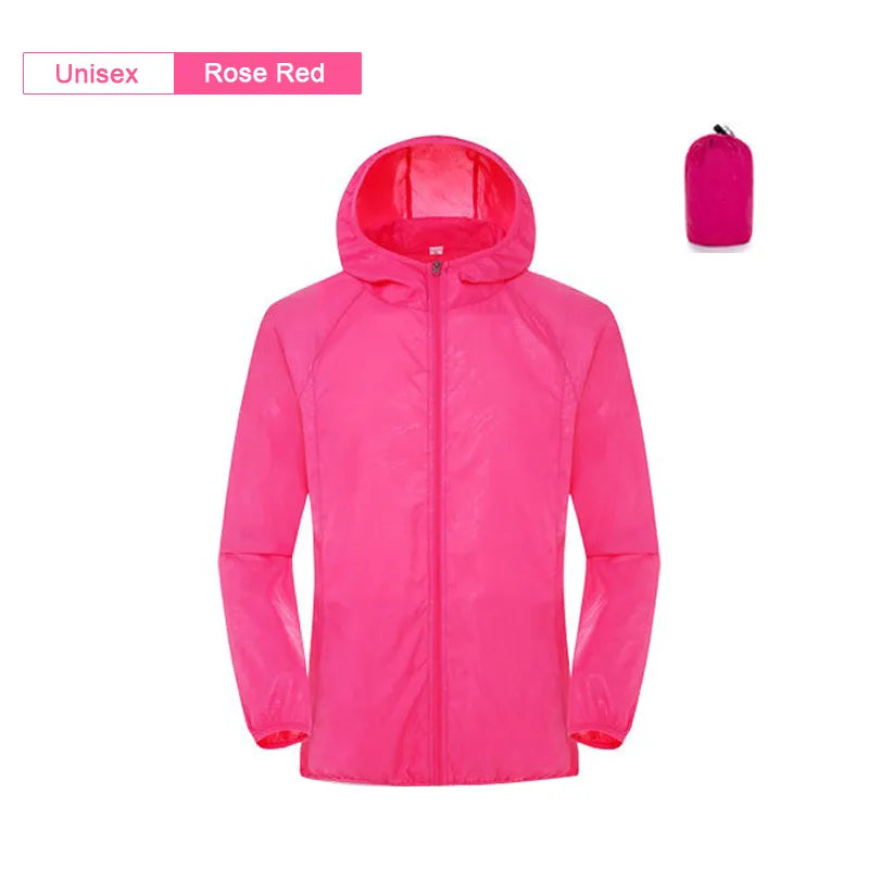 Chaqueta impermeable unisex Ligera y ultratranspirable