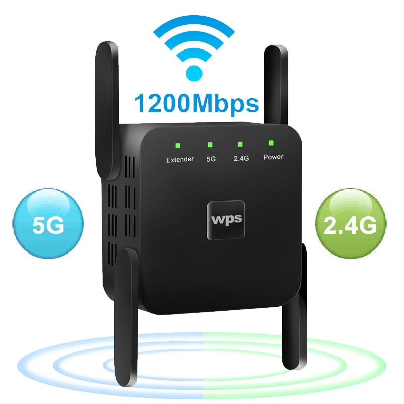 Repetidor Wi-Fi de alta velocidad - 1200 Mbps