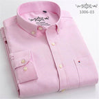 Chemise OXFORD en coton à manches longues