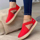 Espadrille en toile et à élastique