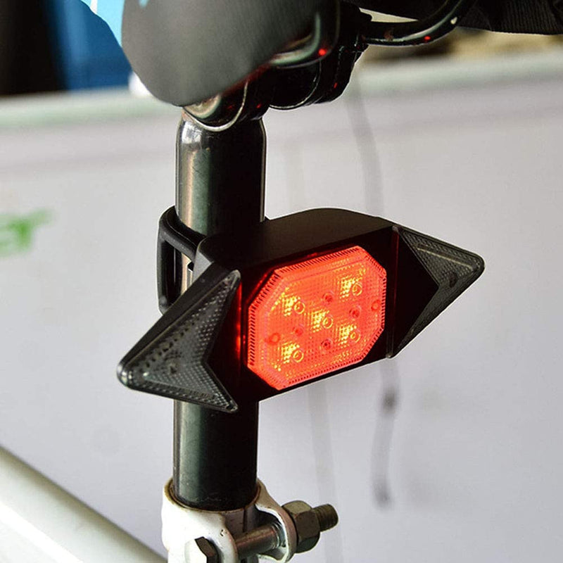Feu arrière LED pour vélo avec télécommande