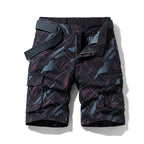 Pantalones cortos tipo cargo multibolsillos - Hombre