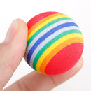 Lot de 10 balles multicolores