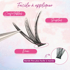 Kit Extension de Cil naturels individuels à domicile - Tenue 7j