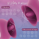 LICKY - Mini vibromasseur stimulateur cunnilingus 2 en 1