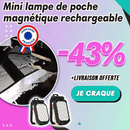 Mini lampe de poche magnétique rechargeable