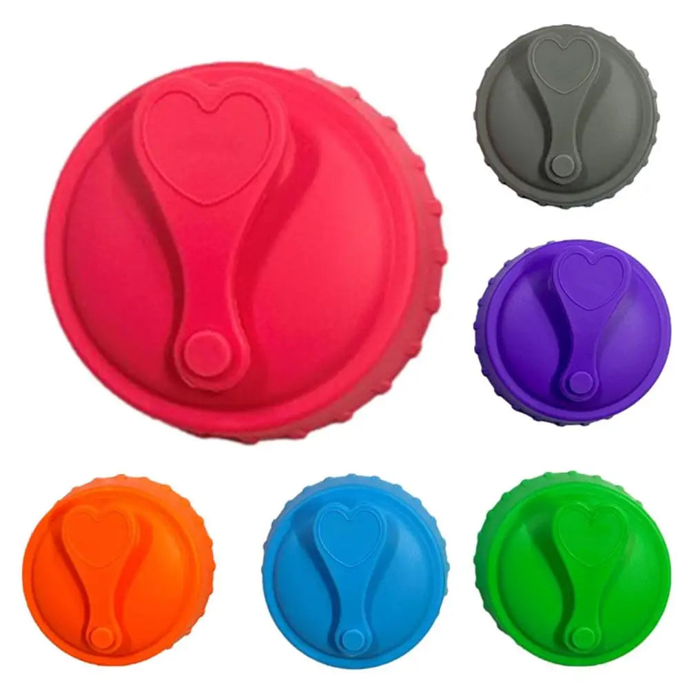 Bouchons Silicone Réutilisables pour Canettes – 6 Pièces