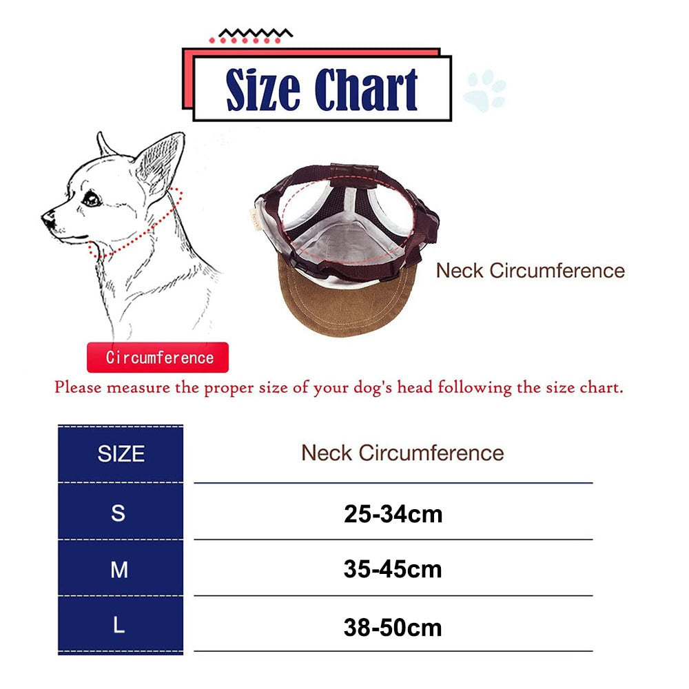 Casquette pour Chien Respirante