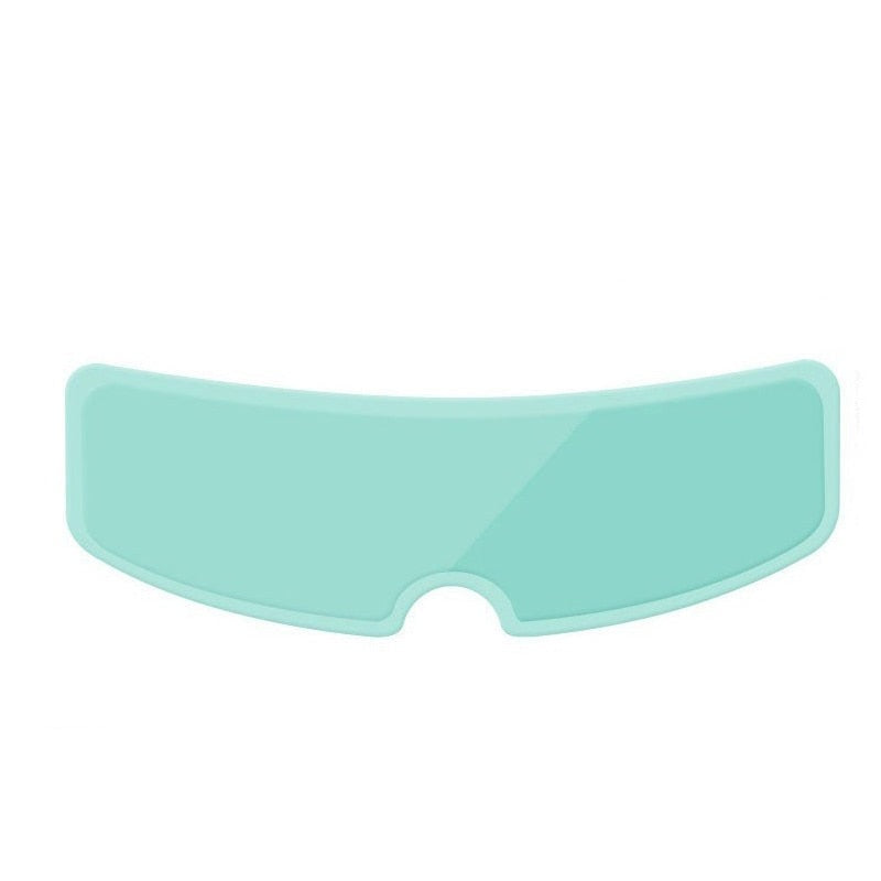 Anti-fog and rain protection for helmet
