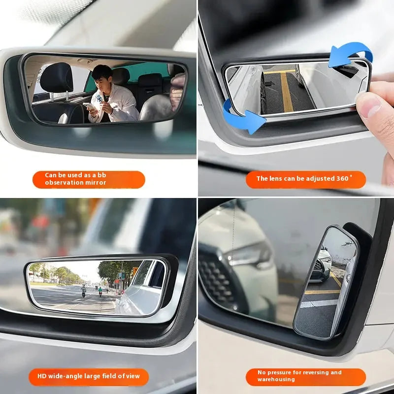 Rétroviseur Grand Angle 360° Anti-Angle Mort