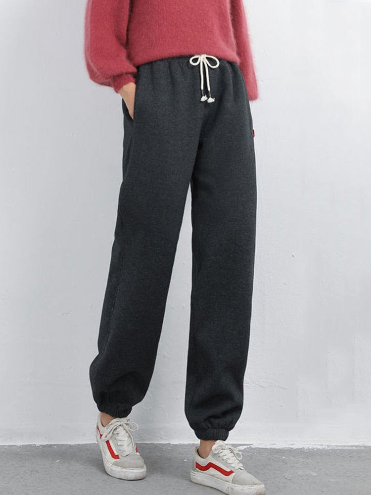Pantalón de chándal de felpa - Mujer
