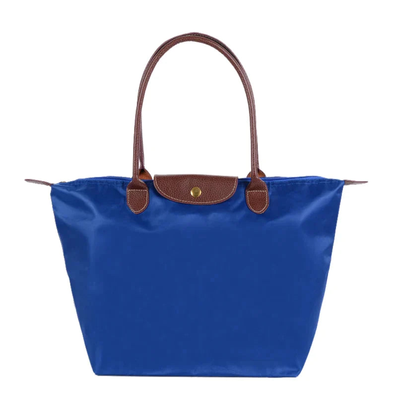 Bolso de mano plegable de nailon impermeable