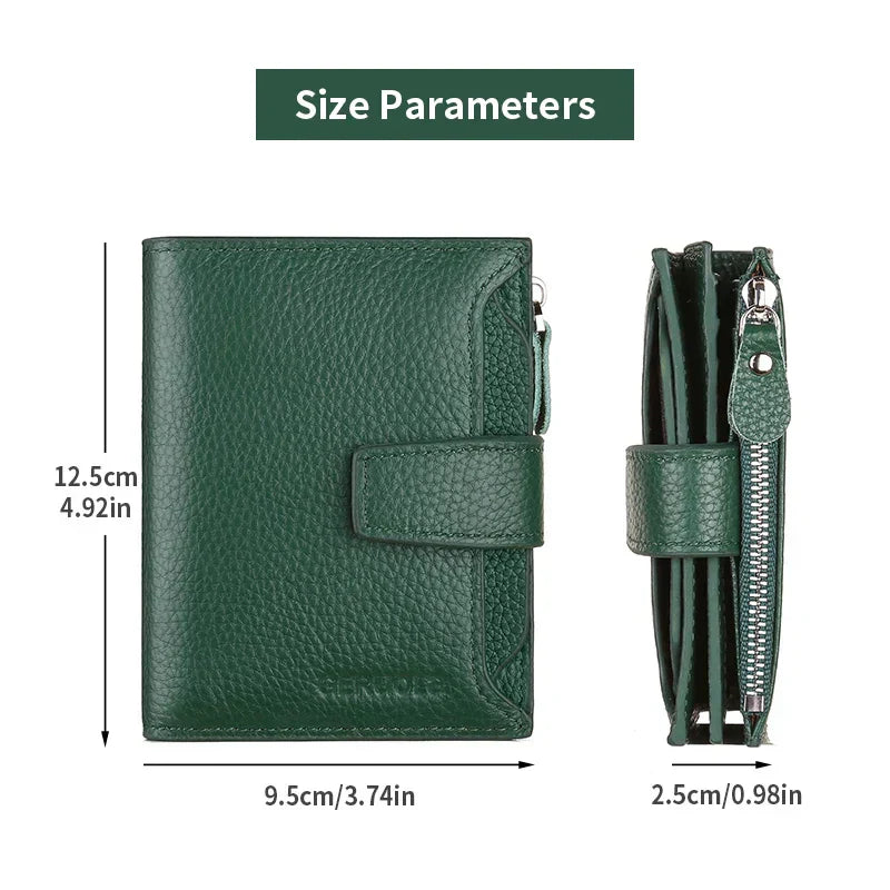 Portefeuille RFID en Cuir PU Grande Capacité
