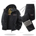 Ensemble NORWAY Gilet à Capuche et Jogging ULTRA chaud en Polaire - Homme